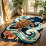 Élise - Tapis décoratif Tortue du Paisible