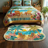 Jeanne - Tapis décoratif Palmier