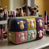 Sophie - Trousse de toilette matelassée Tissu Patchwork