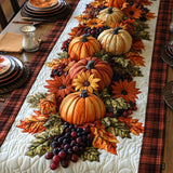 Chemin de table matelassé - Défilé de Citrouilles