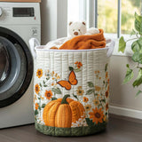 Panier à Linge Matelassé - Citrouille du Matin