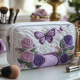 Emma - Trousse de toilette matelassée Teinte Violet Élégant
