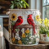 Panier à Linge Matelassé - Perche Rouge