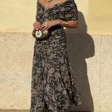 Luana - Elegant V-hals kjole