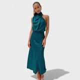 Alba - Samet Elegant Kjole