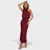 Alba - Samet Elegant Kjole