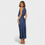 Alba - Samet Elegant Kjole