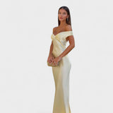 Bárbara - Maxi Kjole i Satin