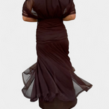 Luana - Elegant V-hals kjole