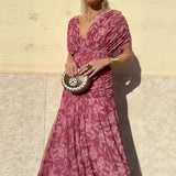 Luana - Elegant V-hals kjole