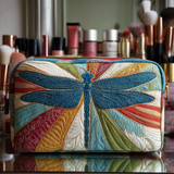 Camélia - Trousse de toilette matelassée Libellule Resplendissant
