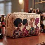 Sylvie - Trousse de toilette matelassée Cœurs de l' Amitié