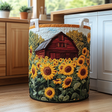 Panier à Linge Matelassé - Grange aux Tournesols