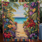 Jeanne - Couverture matelassée Ensoleillé Rivages