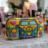 Marguerite - Trousse de toilette matelassée Combi Solaire