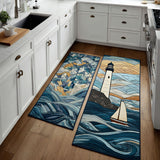 Paulette - Tapis de cuisine Phare Ensoleillé