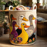 Panier à Linge Matelassé - Canard Loufoque