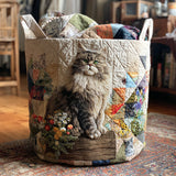 Panier à Linge Matelassé - La Bande à Moustaches