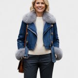 Ronja - Jakke med denim-look