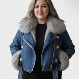 Ronja - Jakke med denim-look