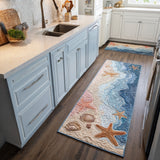 Éliane - Tapis de cuisine Vagues et Atmosphère Marine
