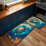 Adèle - Tapis de cuisine Vagues et Atmosphère Marine
