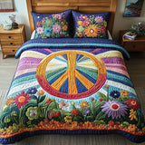Parure de lit matelassée 3 pièces - Rêves Tie-Dye