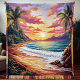 Alice - Couverture matelassée Tropical Aube