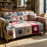 Chloé - Housse de canapé matelassée Empreintes de Patte