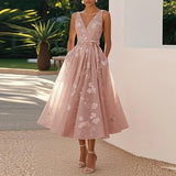 Catarina - Elegant Midi Kjole