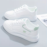 Stilfulde hvide sneakers med let komfort