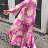 Eini - Lang Kjole med Ærmer
