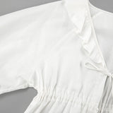 Erja - Rynket Bluse og Shorts