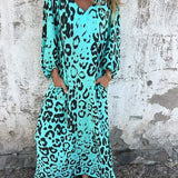 Aada - Maxi Kjole Leopard