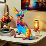 Lampe de Table en Résine Éclairante Chihuahua