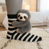 Sophie - Chaussettes Rayées Hautes
