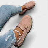 Lora | Runde Casual-mokkasiner