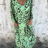 Aada - Maxi Kjole Leopard