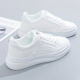 Stilfulde hvide sneakers med let komfort