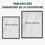 Nathalie - Couverture matelassée Enchantée en Ivoire