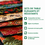 Sylvie - Set de table matelassé Magique de Noël