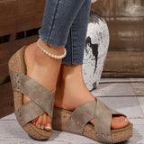 Aamu Wedge Sandaler