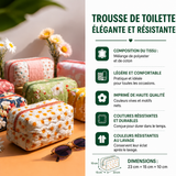 Agathe - Trousse de toilette matelassée Voyage Étoilé